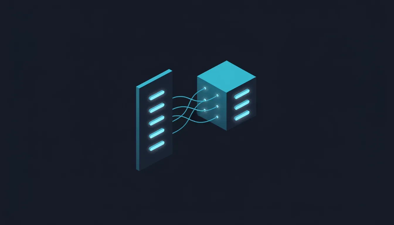 The same comparison when the listing carries its facts in fields: every line of the shopper's request has a field on the product to connect to, so the check has something real to hold on to and far less is left for the returns desk.