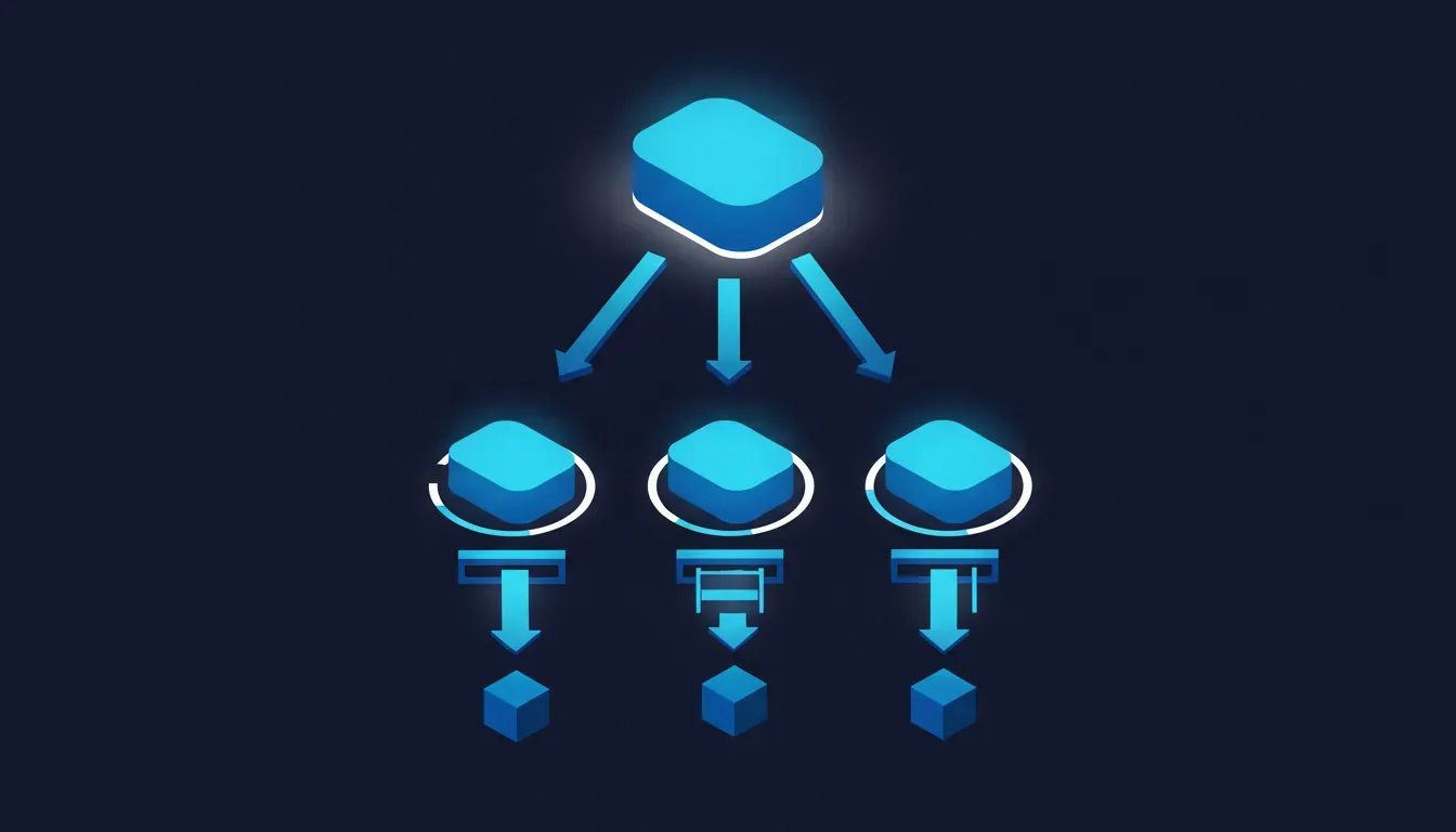 Delegated spend, in shape: one funded owner wallet issuing several agent wallets, each constrained by an allowance, an approved-merchant gate and a per-transaction ceiling.