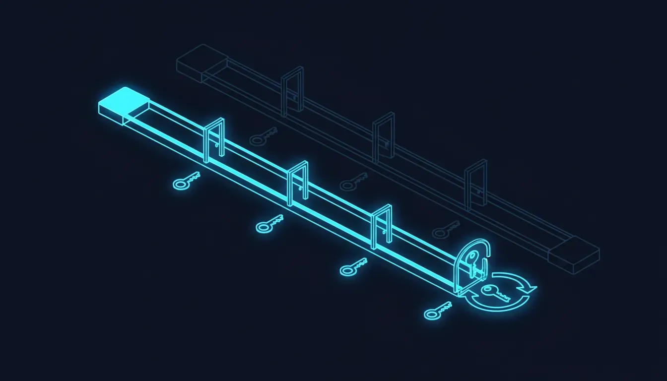 Why the timeline misleads: pulling the package closes the path in, but every key it copied stays valid on its own schedule. The incident ends when the credentials are rotated — not when the advisory is published.