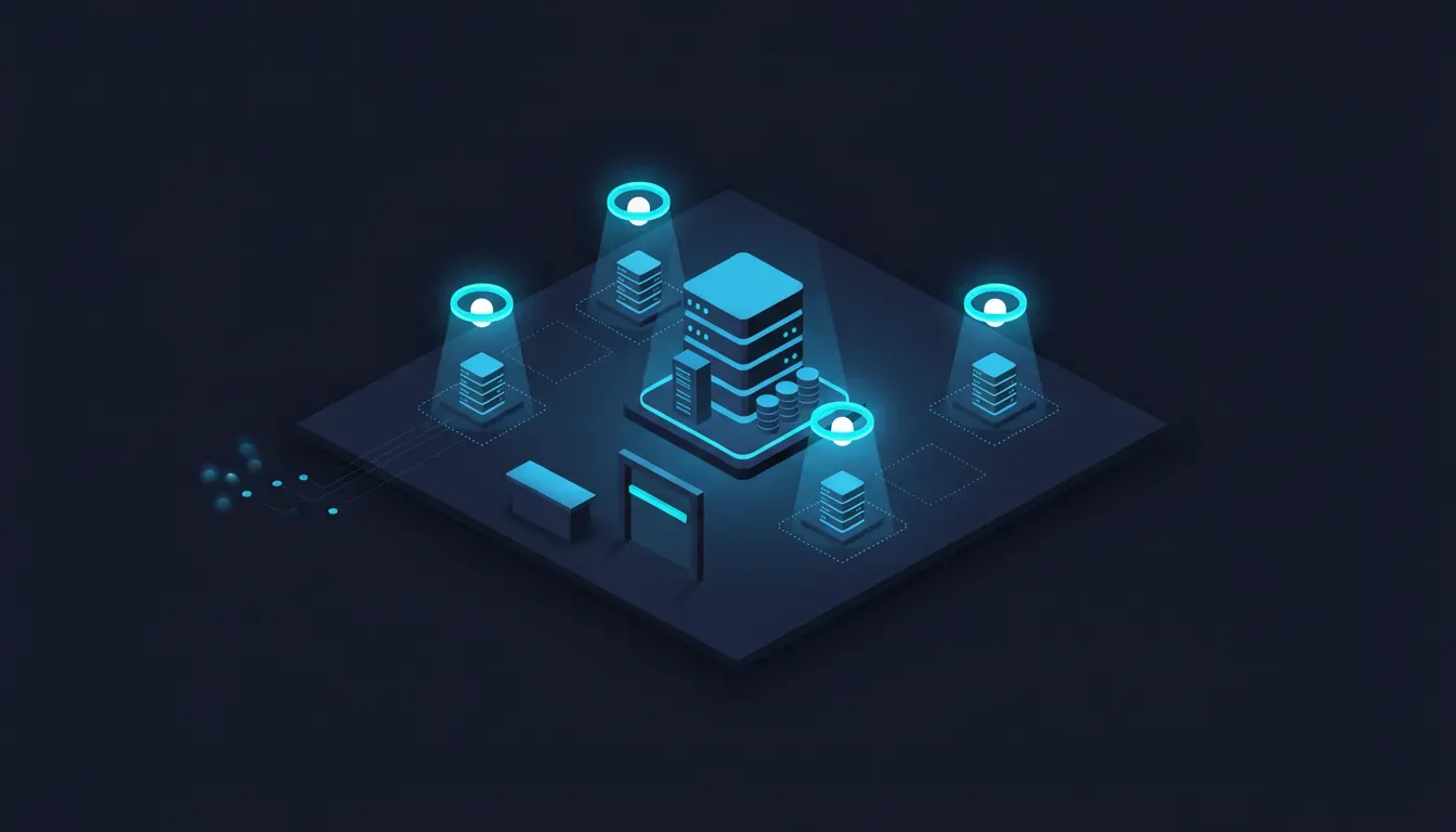 The fix is an inventory, not a wall: every satellite site has an owner and a light on it, the dead ones are gone, and the consoles sit behind a gate.